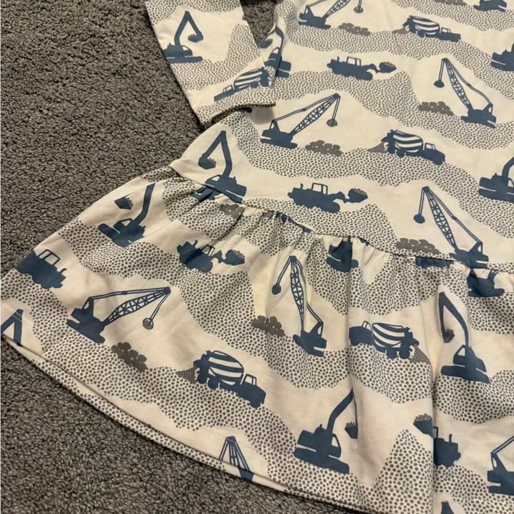 Winter Water Factory Construction Print Dress Sz 6 — image 4 of 5